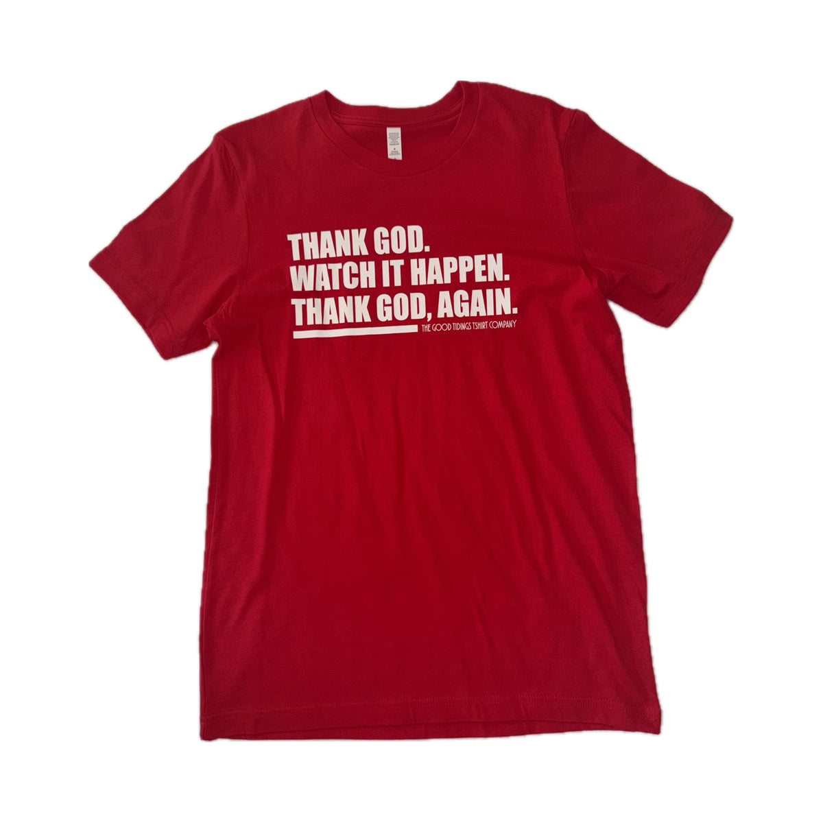 Thank God, Again Tee - Red