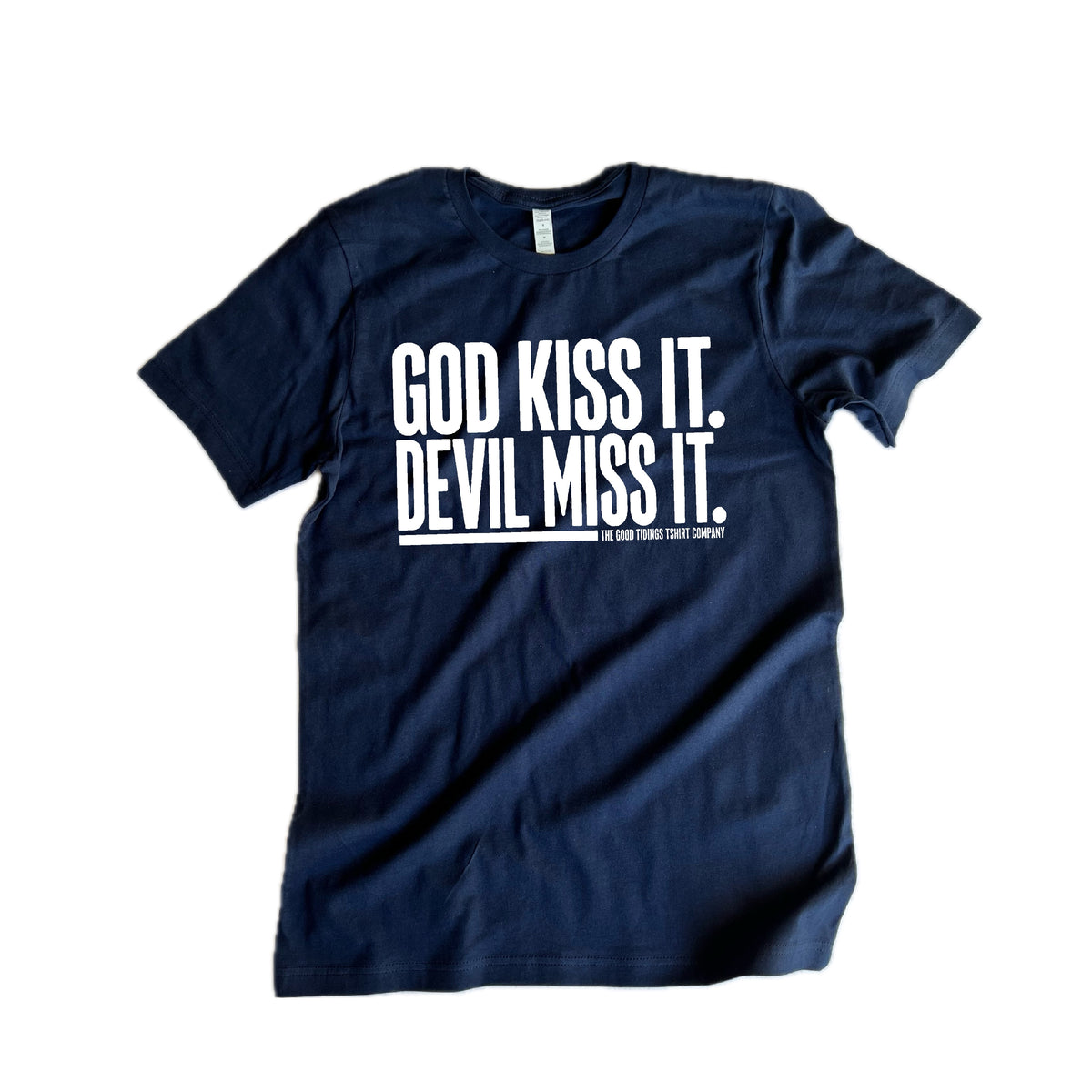 God's Kiss Tee - Navy