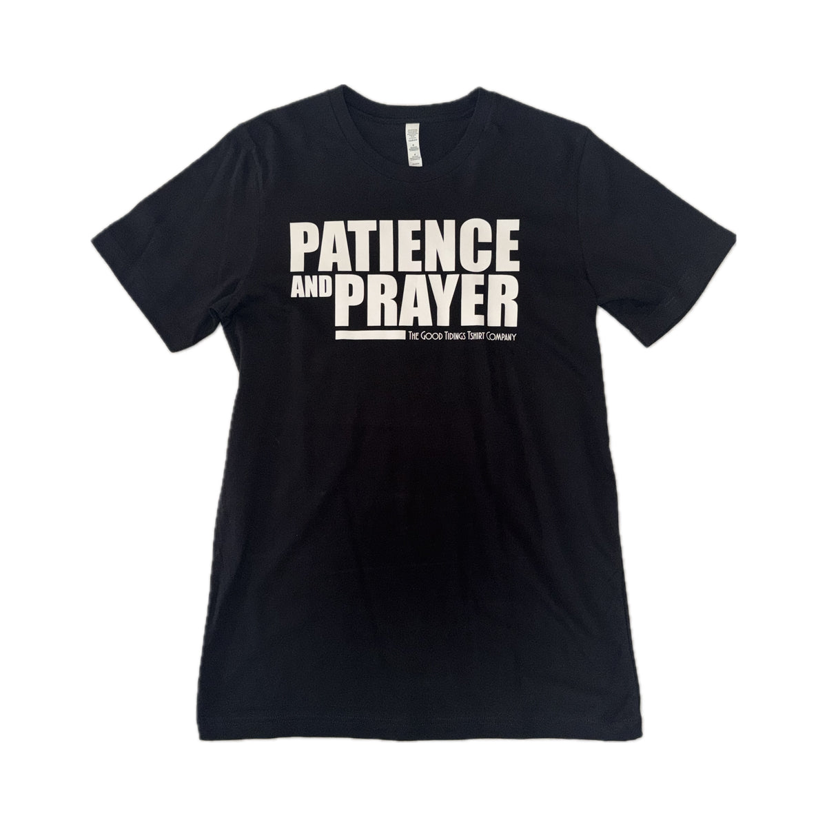 Patience and Prayer Tee - Black