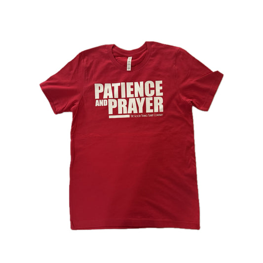 Patience and Prayer Tee - Red