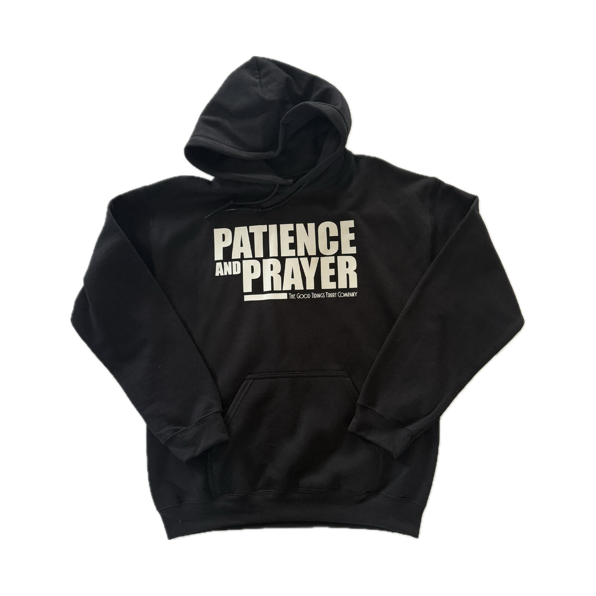Patience and Prayer Hoodie - Black