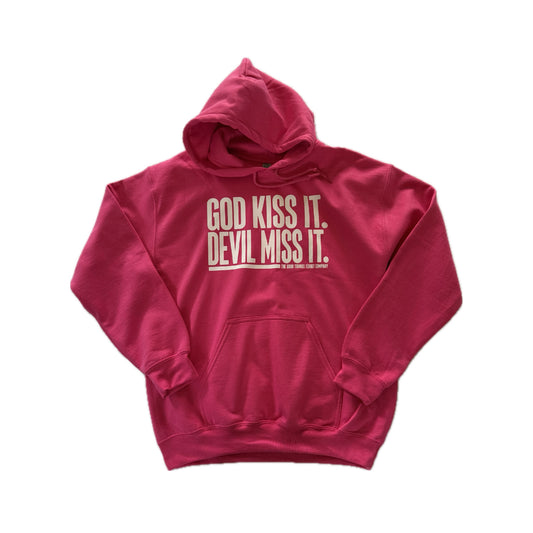 God's Kiss Hoodie - Pink